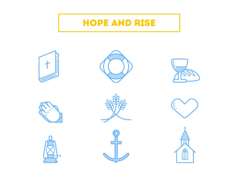 Hope rise icons