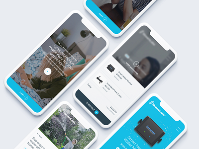 StreamLabs Water I checkout connected devices ecommerce mobile responsive website shopify smarthome ui ui design uiux water