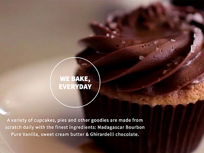 Cuppies & Joe café cupcakes design restaurant site site design web web design