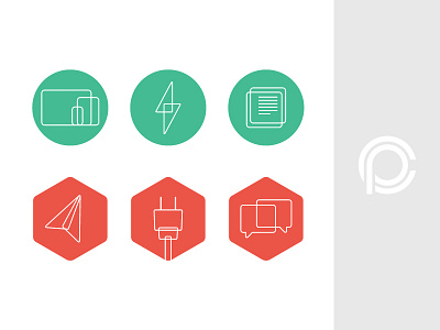 CP Icon Set branding craftedbyclover icons iconset illustrations