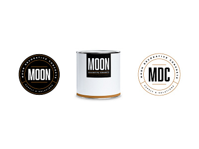 Moon Mockup badge branding craftedbyclover eclipse logo moon