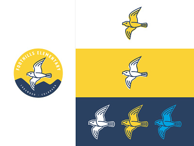 Falcon Branding - variations branding craftedbyclover falcon icon illustration logo
