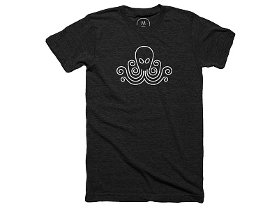 octopus cottonbureau icon icons of deconstruction illustration octopus tee