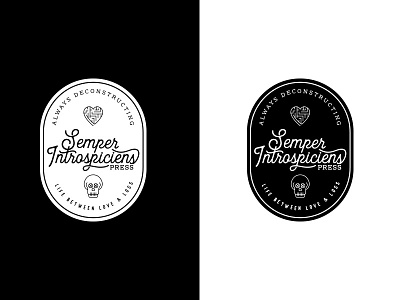 Semper Introspiciens badge branding logo