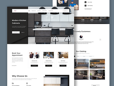 Kitchen Cabinets - Web Design ecommerce kitchen cabinets ui web design