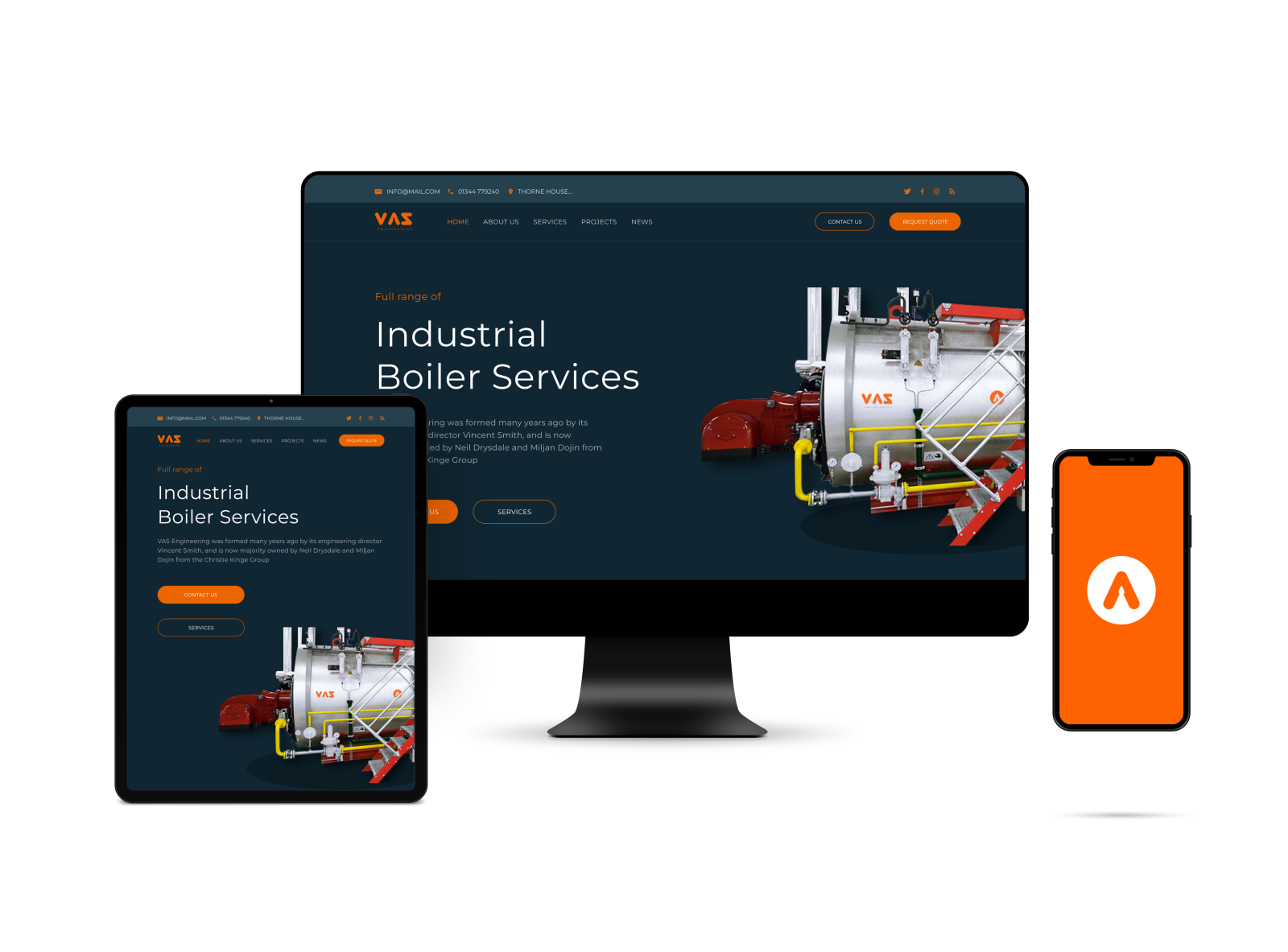 VAS Engineering  Design (UX/UI) by Karthik on Dribbble