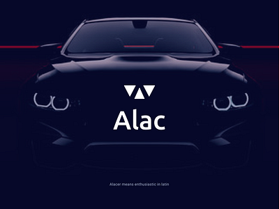Alac - Logo Design a letter logo a logo branding car logo design graphic design illustration logo logo design pyramid logo