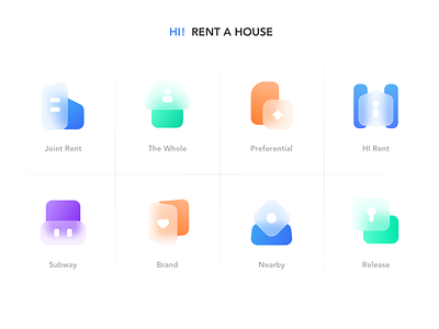Aero glass for Icon colorful home page icon icon design icons illustration design interface landing page ui uiux ux web website design