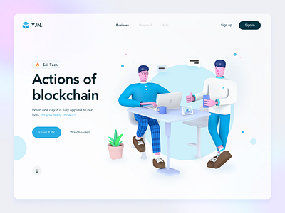 Landing page x 3d Character 3d 3d character blue cinema 4d home page illstration interface landing page ui uiux ux web website design