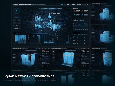 Fusion System x FUI 3d c4d city data data visualization fui fui design hud interface ui uiux ux