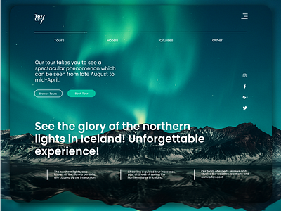 Toury - Landing Page