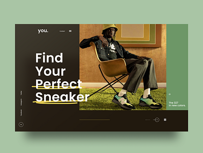 You - landing page design flat graphic design illustration landingpage minimal ui ux vector web website