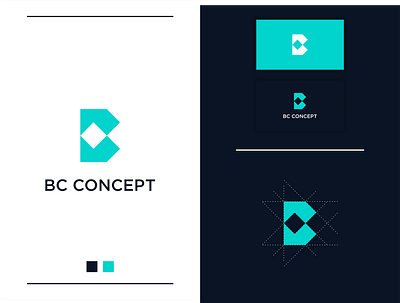 BC Concept Logo Designs app branding clean design flat icon logo logotype minimal modern simple vector