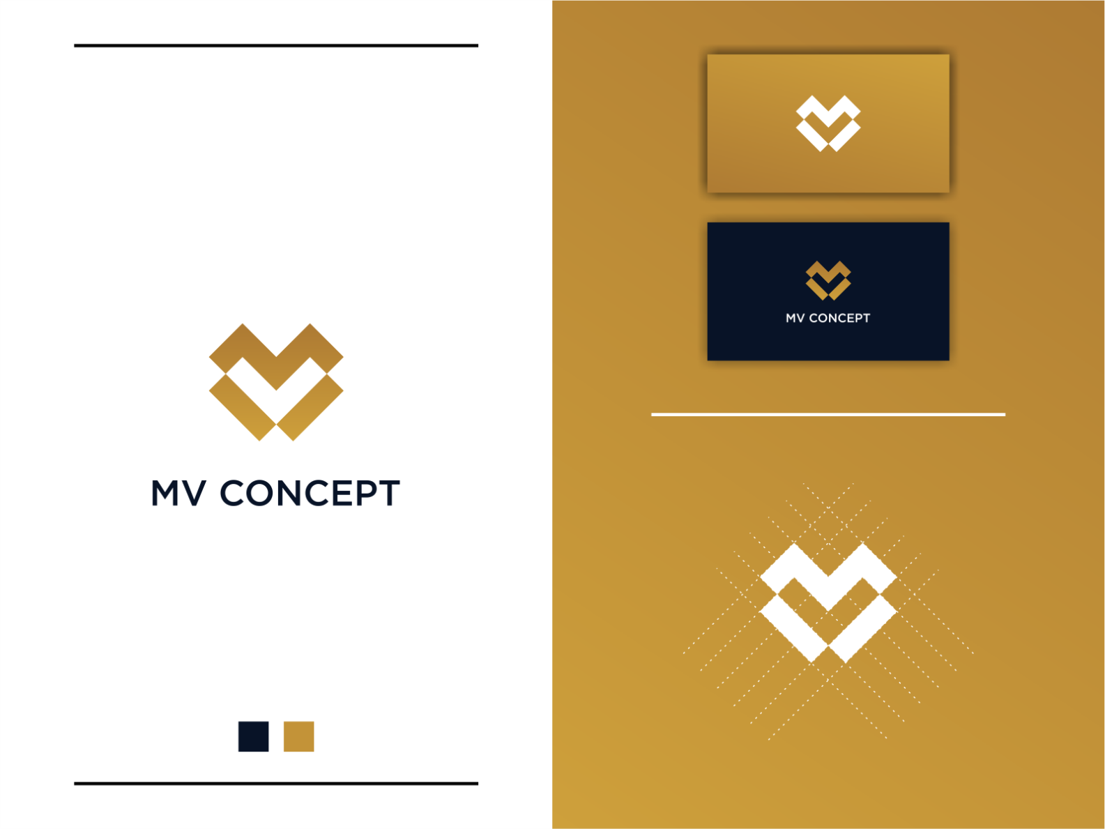 MV Concept Logo Designs by Primeson on Dribbble