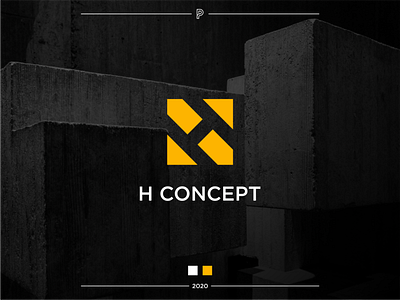 H Concept Logo Design app branding clean flat icon logodesign logotype minimal modern simple vector