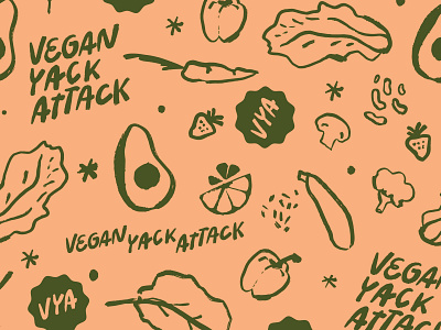 Brand Pattern for Vegan Yack Attack