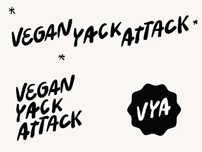 Vegan Yack Attack Logo Suite