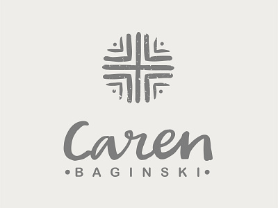 Caren logo (concept 2) branding custom type hand lettering logo logo design