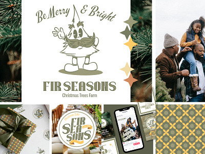 FIR SEASONS | Christmas Trees Farm brand identity branding design graphic design logo