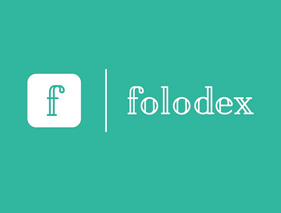 Folodex Logo branding typography vector