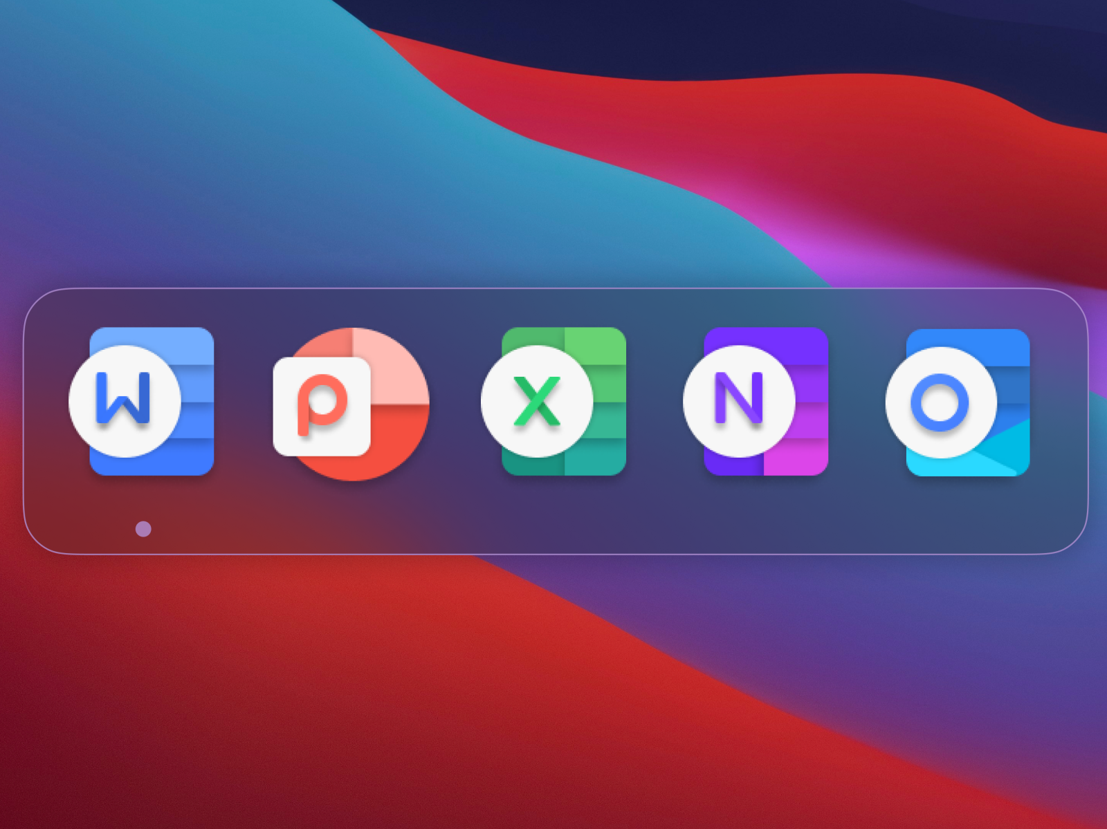 Microsoft Office Software Logos Redesign by Klubin on Dribbble