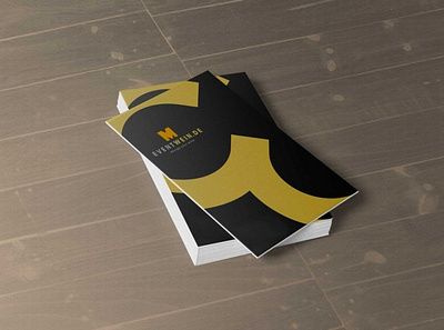 Mustard & Black Business Card Mockup black card design free free mockup latest mockup mustard new premium psd download psd mockup