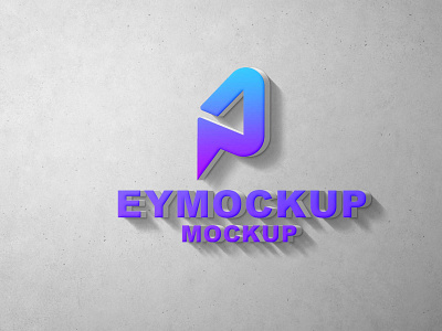 3D Wall Logo Mockup design free free mockup mockup new premium psd psd download psd mockup wall logo wall mockup
