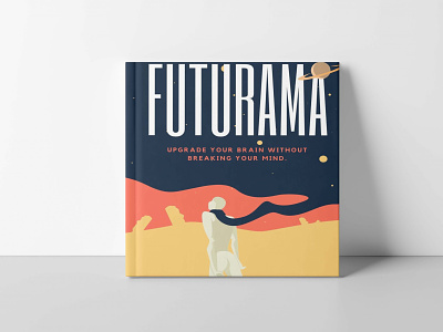 Futurama 3D Book Cover Mockup 3d mockup cover mockup design free mockup futurama latest mockup new premium psd mockup
