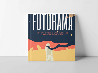 Futurama 3D Book Cover Mockup