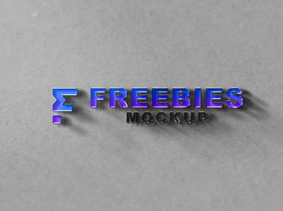 Plastic 3D Freebies Logo Mockup branding design free free mockup latest mockup plastic mockup premium psd psd download psd mockup