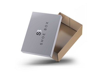Shoes Box Label Design Mockup box design design free mockup latest mockup premium psd mockup shoe box design