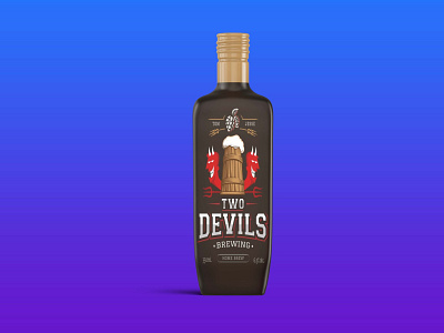Devils Wine Bottle Mockup bottle bottle mockup design devils free mockup illustration latest logo mockup premium psd download psd mockup ui wine