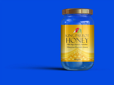 King Honey Jar Bottle Mockup bottle design free mockup honey illustration jar king latest logo mockup premium psd psd download psd mockup psdmockup ui