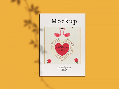 Valentines Day Flyer Mockup