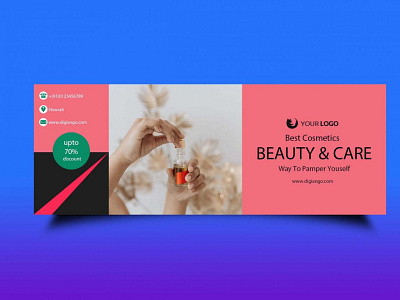 Free Beauty & Care Fb Cover Design beauty care cover cover design design fb free free mockup illustration latest logo media mockup new premium psd download psd mockup social social media ui