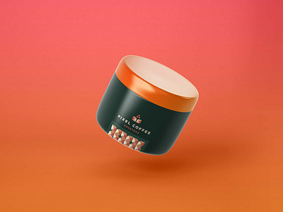 Free Cosmetic Cream Jar Mockup