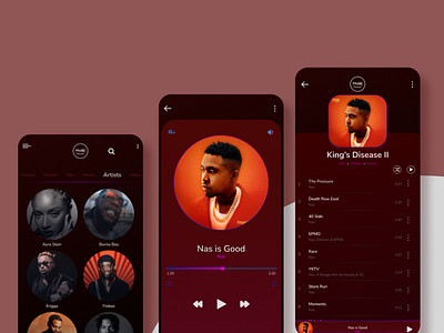 Music App UI Design