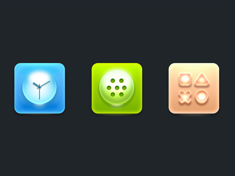 Crystal Icon by Eric Hsu on Dribbble