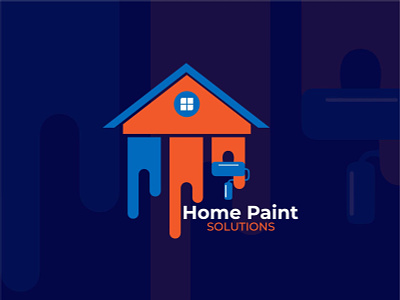 Home Paint Solution Logo best logo branding design graphic design home logo home paint logo inspiration logo logo design logo designer logo inspiration need logo paint logo vector