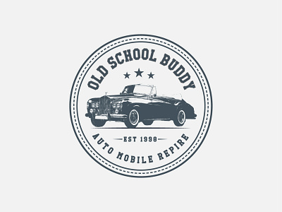 RETRO VINTAGE CAR LOGO DESIGN best logo branding car logo design graphic design illustration letter logo logo logo design logo designer logo ideas logo imspiration old logo retro logo top logo vector vintage logo