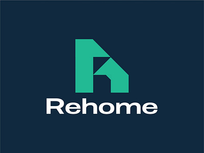 LETTER R + HOME LOGO DESIGN