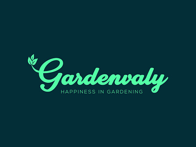 GARDENVALY WORDMARK LOGO DESIGN