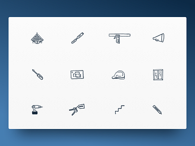 Custom Illustrative Icons