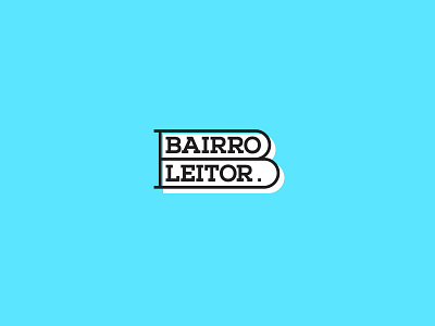 Bairro Leitor book design logo logotype