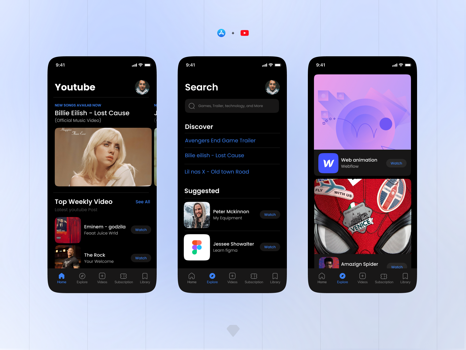 Apptube Appstore Youtube Design Challenge by Sawlione on Dribbble Apptube Appstore Youtube Design Challenge by Sawlione on Dribbble
