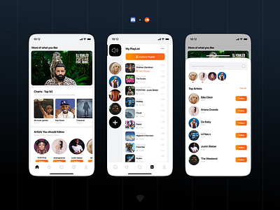 Soundcord - Discord & Soundcloud | Design Challenge app design applemusic challenge creative designwich discord music soundcloud spotify ui