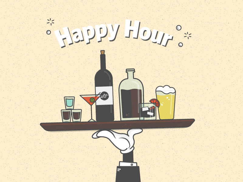 Happy Hour Invite By Dillon Lawrence On Dribbble