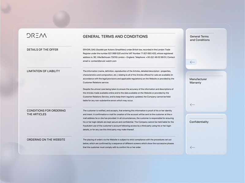 Document viewer AR Concept app ar clear concept design document interface minimal neat site ui ux web web app