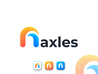 Axles Logo Design  Modern Letter A Logo