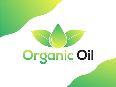 Oil Logo Design, Organic Oil Logo, Branding green